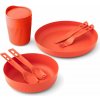 SEA TO SUMMIT Passage Dinnerware Set - [1P] [7 Piece], Spicy Orange
