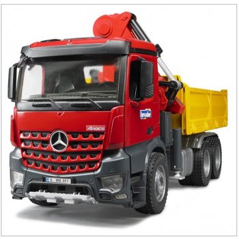 Bruder 3651 Mercedes Benz Arocs so sklápačkou a hydraulickou rukou