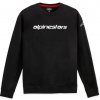 ALPINESTARS mikina LINEAR Crew V3 Fleece black/white - XL