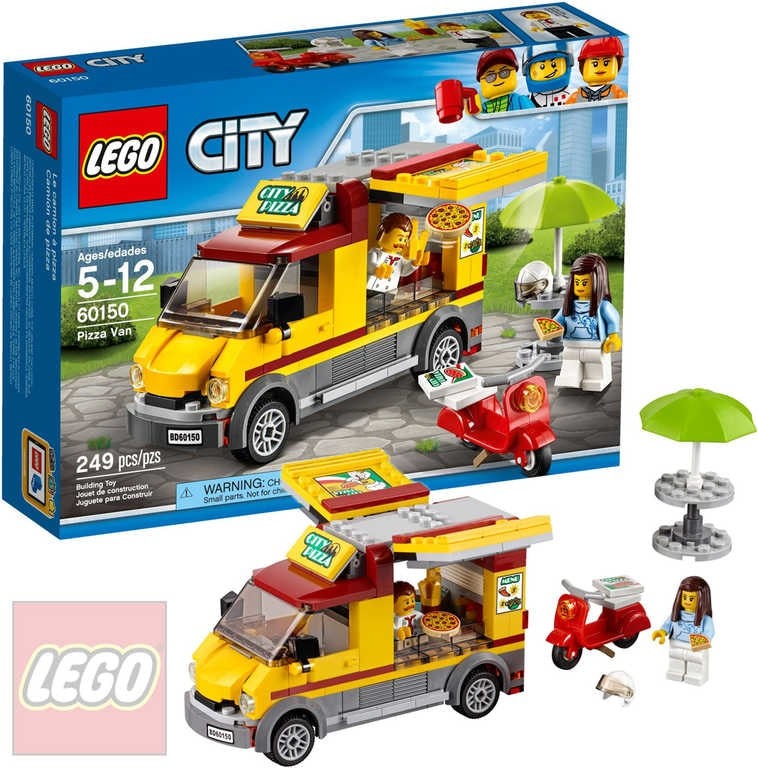 LEGO® City 60150 Dodávka s pizzou od 41,65 € - Heureka.sk