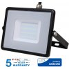V-TAC LED reflektor 30W 2400lm SAMSUNG CHIP Slim čierny - 5 ROČNÁ ZÁRUKA! Farba svetla: studená (6400K)