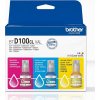 BROTHER INK BT-D100CLVAL Value pack pro T23x, T43x, T53x, T73x, T93x cca 5000 stránek - sada CMY- INKTANK