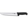VICTORINOX Victorinox, Fibrox, Mäsiarský rovný nôž čierny, pevný, 23 cm, 5.5203.23 2365