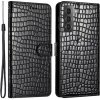 Puzdro na Samsung Galaxy S21 FE Krokodíl čierne