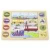 Viga Drevené puzzle doprava 9 dielov