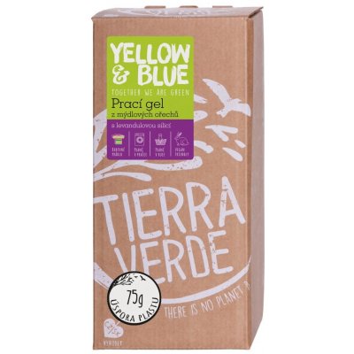 Tierra Verde Prací gél z mydlových orechov s levanduľovou silicou (bag-in-box) 2 l