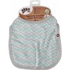 Kikko bambusový podbradník XKKO BMB Scandinavian Baby mint chevron