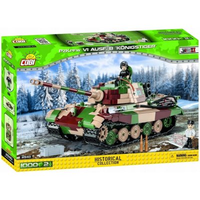 Cobi 2540 World War II Německý těžký tank PzKpfW VI ausf. B KÖNIGSTIGER (Tiger II)