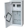 Alfako Metal 1x1F pre elektronický merač + 6 ochrán, okenný zámok, RAL 9003A-RZ9E Elektromerový rozvádzač