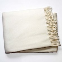 Euromant Krémovobiela deka s podielom bavlny Basics 140x180