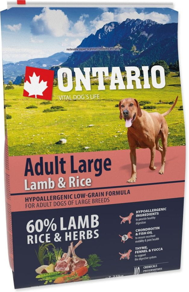 Ontario Adult Large Chicken & Potatoes 2,25 kg