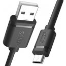 Unitek Y-C435GBK USB 2.0 AM-microUSB BM, 3m, černý