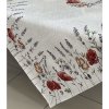 Jemný gobelínový obrus 1298, Lúčné kvety s levanduľou 120 x 140 cm, GO-1298-B2
