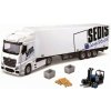 Bburago 1:43 MB Actros SEDIS Logistika s vysokozdvižným vozíkom a príslušenstvom