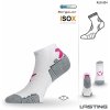 Lasting RUN 004 biela bežecké ponožky Veľkosť: (42-45) L