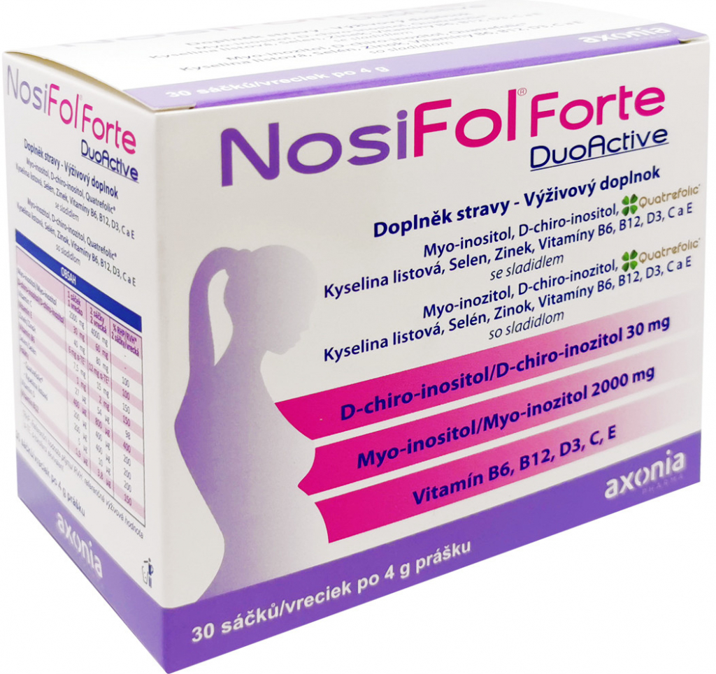 NosiFol Forte DuoActive vrecká 30 x 4 g