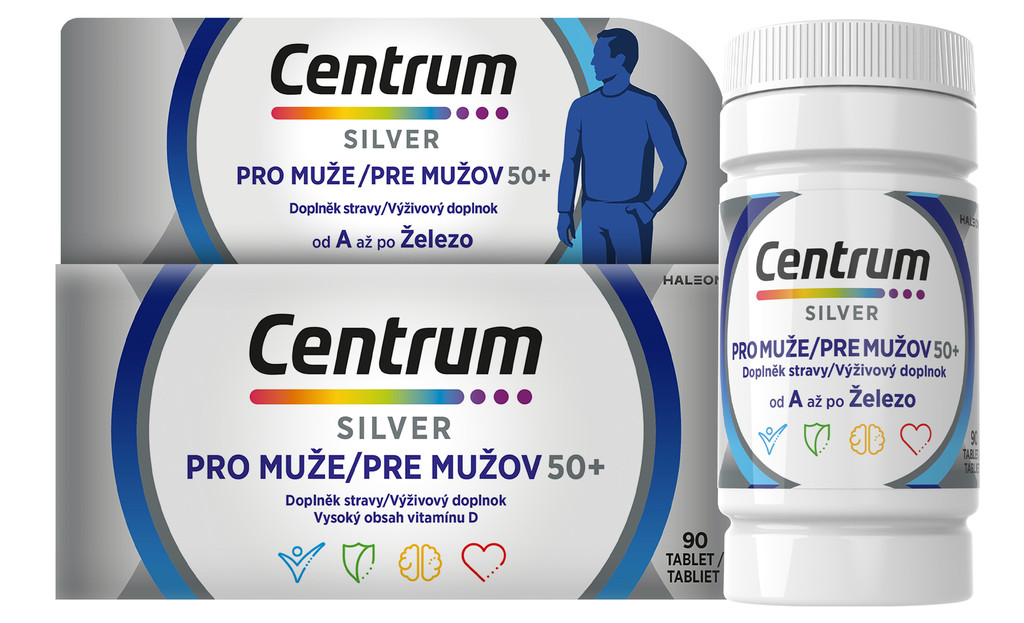 Centrum Silver pro muže 50+ 90 tabliet