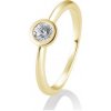 SOFIA DIAMONDS prsteň zo žltého zlata s diamantom 0,30 ct BE41/85131-6-Y