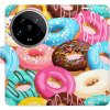 Flipové puzdro iSaprio - Donuts Pattern 02 - Xiaomi 14 Ultra
