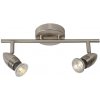 Lucide | Lucide 13955/10/12 - LED bodové svietidlo CARO-LED 2xGU10/5W/230V chróm | LC1178