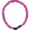 Reťaz s kombinačným zámkom ABUS Tresor 4804C /75 /sl3/ Ružová