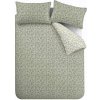 Zelené bavlnené obliečky na dvojlôžko 200x200 cm Shadow Leaves – Bianca