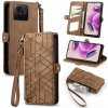 VSETKONAMOBIL 62116 GEOM Peňaženkové puzdro pre Xiaomi Redmi Note 12S hnedé