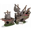 OZDOBA KRYJOVKA PRE AKVARISTICKÉ RYBIČKY NÁMORNÁ LOĎ DO AKVÁRIA 25X6X16 CM