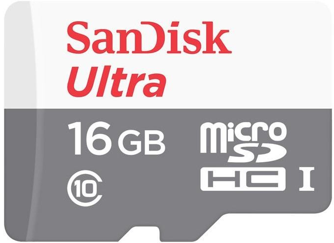 SanDisk microSDHC 16GB class 10 SDSDQL-16GBB