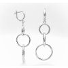 Šperk Holíč strieborné visiace náušnice bez kameňa N134
