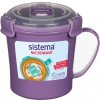 Sistema Microwave Hrnček na polievku 656 ml, fialová