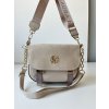 Laura Biaggi crossbody kabelka s dvoma ramienkami DX-F290-cream