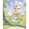 Komar Vliesová fototapeta Disney Princess Snow White Castle 200 x 250 cm