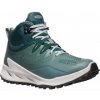 KEEN ZIONIC MID WP W dark forest/sea moss US 8 / EU 38,5 / UK 5,5 / 25 cm; Zelená obuv