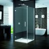 SanSwiss Pur - Boční stěna s vyrovnávacím profilem, 75 cm - barva chrom, sklo Durlux PUDT2P0751022