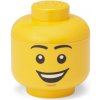 LEGO úložná hlava (mini) - šťastný chlapec
