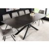 LuxD Rozťahovací keramický stôl Halia 160-200 cm mramor antracit
