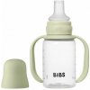 BIBS BIBS detská fľaša so silikónovým náustkom 150 ml (Sage)