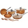 BLAUMANN Sada riadu s nepriľnavým povrchom Le Chef Line Rosegold 11 ks BL-3342