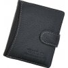 Wild Things Only 5505-1 čierna pánska kožená peňaženka 8,5 x 10,3 x 2,5 cm