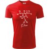 Barová chémia - pivo - Pánske tričko Fantasy športové - 3XL ( Červená )