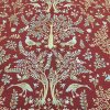 Gobelínová látka WILLIAM MORRIS bordó šíře 280 cm