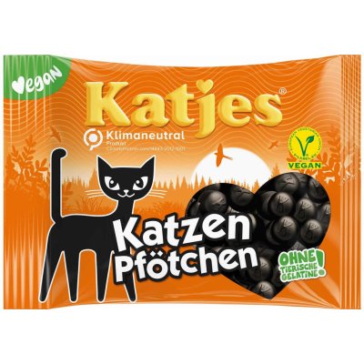 Katjes Katzen Pfotchen vegánske ovocné želé cukríky 200 g
