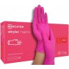 Rukavice Mercator nitrilové nepúdrované, magenta L 100ks (nesterilné)