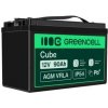 Akumulátor AGM Green Cell 12V 90Ah (Green Cell® AGM 12V 90Ah VRLA batéria gélová hlbokocyklová skúter kosačka loď barža kosačka traktor rybársky čln)