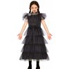 Guirca Dievčenský kostým - Wednesday čierne šaty Veľkosť - deti: XL