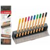 Liner STABILO point 88 Click Set - stojan na stôl a peračník v jednom (sada 10 ks)