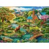 Castorland - Puzzle Idylický dom s koňmi - 2000 dielov
