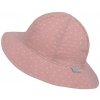 ESITO Dívčí klobouk mušelín Cameo pink dot