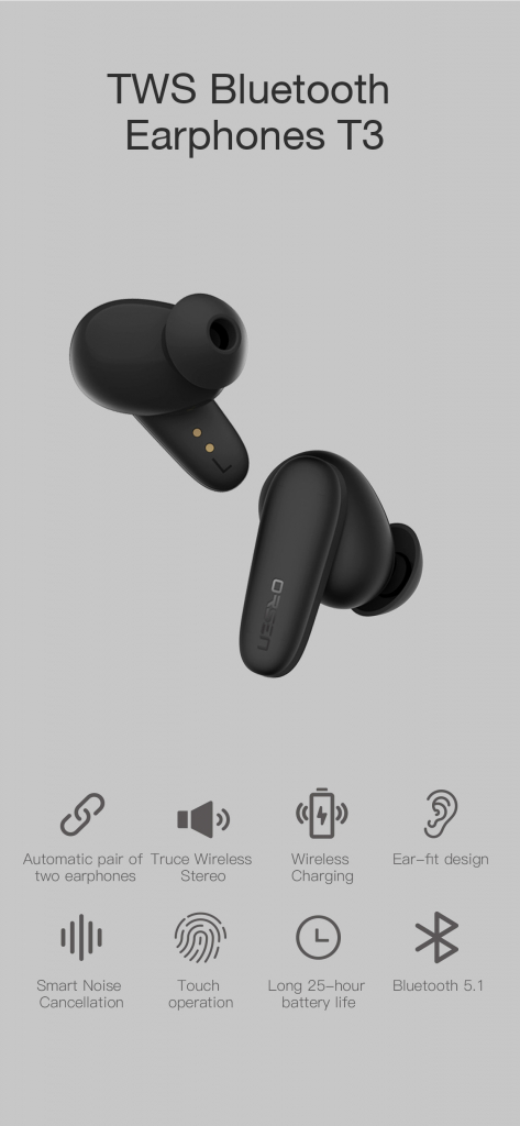 Orsen T3 Bluetooth Earphones